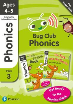 Phonics - Learn at Home Pack 3 (Bug Club), Phonics Sets 7-9 for ages 4-5 (Six stories + Parent Guide + Activity Book)