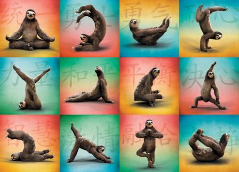 Misc. Sloth Yoga 1000-Piece Puzzle Book