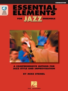 Spiral-bound Essential Elements for Jazz Ensemble - Conductor (Book/Online Audio) Book