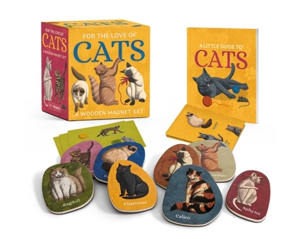 Paperback For the Love of Cats: A Wooden Magnet Set Book