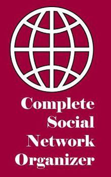 Paperback Complete Social Network Organizer Book