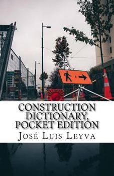 Paperback Construction Dictionary, Pocket Edition: English-Spanish Construction Terms Book