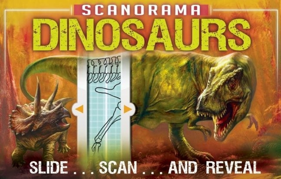 Hardcover Scanorama: Dinosaurs Book