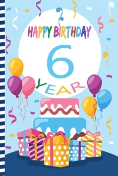 happy birthday (6) year notebook christmas gift for kids Store all memories