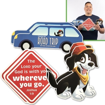 Vbs 2025 Road Trip Decorating Pack (Pkg of 6): On the Go with God