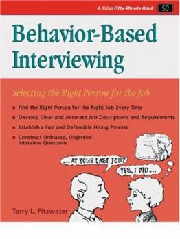 Paperback Behavior-Based Interviewing Book