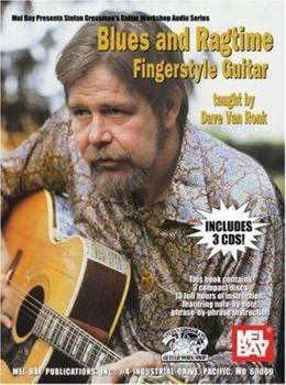 Paperback Blues and Ragtime Fingerstyle Guitar [With 3 CDs] Book