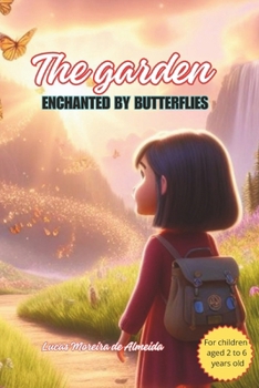 Paperback The garden enchanted by butterflies [Large Print] Book