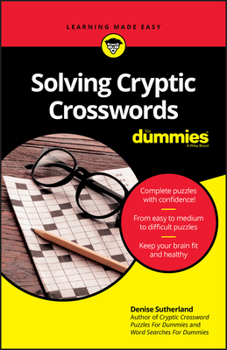 Paperback Solving Cryptic Crosswords for Dummies Book