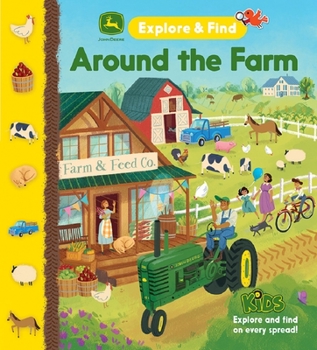 Board book John Deere Kids Around the Farm Book