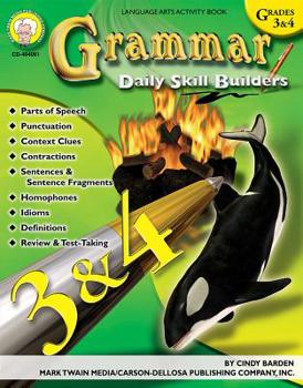 Paperback Grammar, Grades 3 - 4 Book