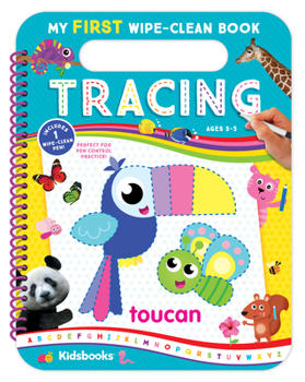 Spiral-bound My First Wipe Clean Book: Tracing Book