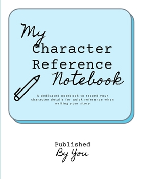 Paperback My Character Reference Workbook Book