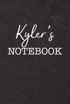 Paperback Kyler's Notebook: Personalized Scrapbook for Men Book