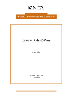Paperback Jones v. Kids-R-Ours: Case File Book