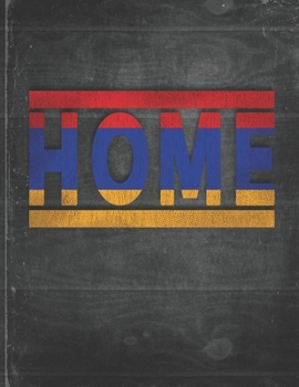 Home: Armenia Flag Personalized Retro Gift for Armenian Retired Coworker Friend Party  Undated Planner Daily Weekly Monthly Calendar Organizer Journal