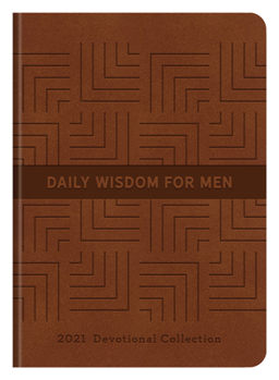 Imitation Leather Daily Wisdom for Men 2021 Devotional Collection Book