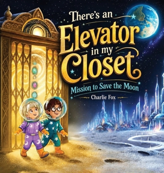 Hardcover There's an Elevator in My Closet: Mission to Save the Moon Book