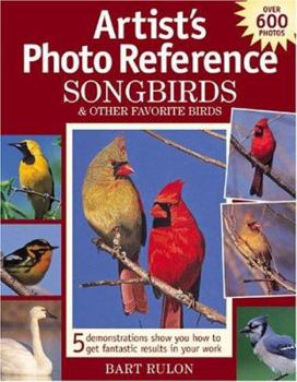 Hardcover Artists Photo Reference: Songbirds & Other Favorite Birds Book