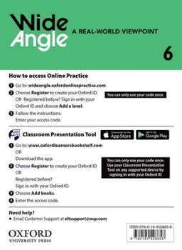 Misc. Wide Angle 6 Online Practice Teacher Access Card Pack Book