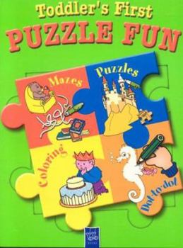 Paperback Toddler's First Puzzle Fun--Green Book