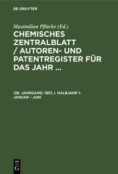 Hardcover 1957, I. Halbjahr 1: Januar - Juni [German] Book