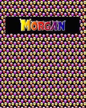 Paperback 120 Page Handwriting Practice Book with Colorful Alien Cover Morgan: Primary Grades Handwriting Book
