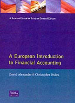 Paperback A European Introduction to Financial Accounting Book