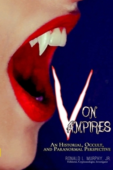 Paperback On Vampires: a historical occult and paranormal perspective Book