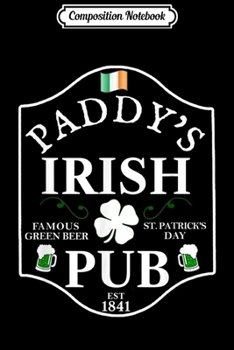 Paperback Composition Notebook: St. Patrick's Day IRISH LIVERS MATTER Funny gift Journal/Notebook Blank Lined Ruled 6x9 100 Pages Book