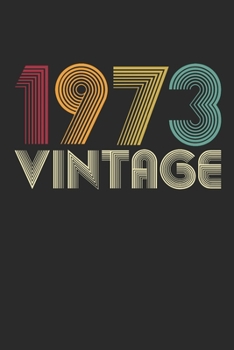 Vintage notebook paper 1973 Birthday 47th Gift