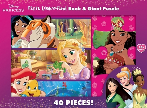 Misc. Disney Princess: First Look and Find Book & Giant Puzzle Set Book