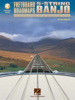 Paperback Fretboard Roadmaps - 5-String Banjo Book/Online Audio [With CD] Book