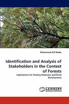 Paperback Identification and Analysis of Stakeholders in the Context of Forests Book