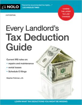 Paperback Every Landlord's Tax Deduction Guide Book