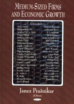 Hardcover Medium-Sized Firms And Economic Growth Book