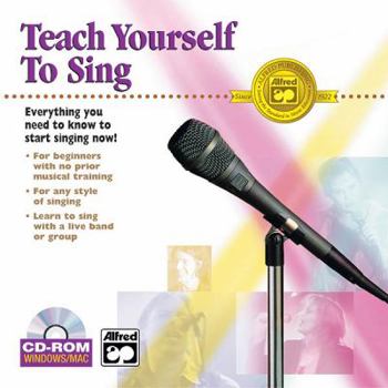 Audio CD Alfred's Teach Yourself to Sing: Everything You Need to Know to Start Singing Now!, CD-ROM Jewel Case Book