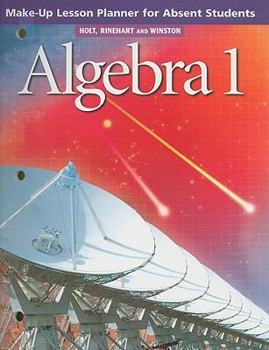 Algebra 1 Make-Up Lesson Planner for Absent Students