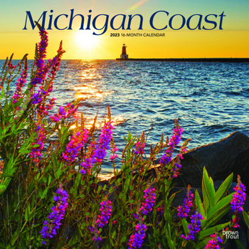 Calendar Michigan Coast 2023 Square Book