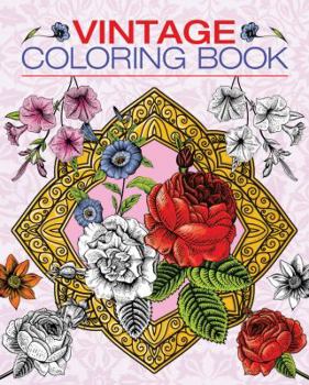 Paperback Vintage Coloring Book