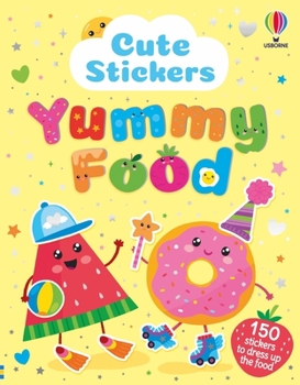 Paperback Cute Stickers Food Book