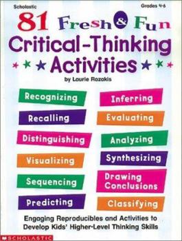 Paperback 81 Fresh and Fun Critical Thinking Activities Book