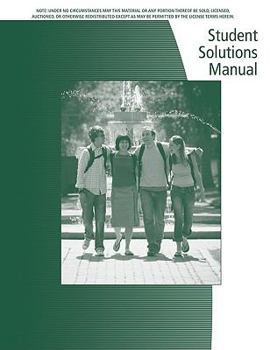 Paperback Student Solutions Manual for Keller S Statistics for Management and Economics, 8th Book