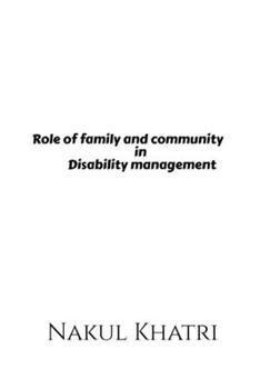 Paperback Role of family and community in Disability management Book