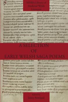 Paperback A Selection of Early Welsh Saga Poems Book