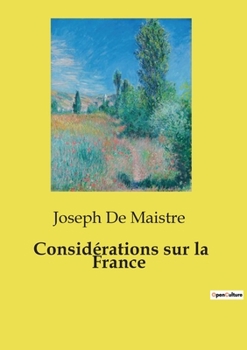 Paperback Considérations sur la France [French] Book