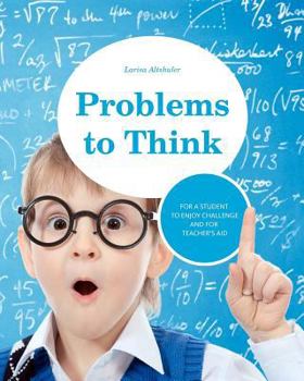 Paperback Problems to Think: Math problems for gifted children and their teachers Book