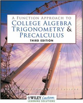 Hardcover Trigonometry and Precalculus 3E Casebound for Brookdale Cc Book