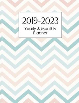 Paperback 2019-2023 Yearly and Monthly Planner: 5 Year Planner Monthly and Yearly Schedule Organizer, 60 Months Calendar with Checklist Box, Year Tracker Book