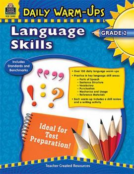 Paperback Daily Warm-Ups: Language Skills Grade 2 Book